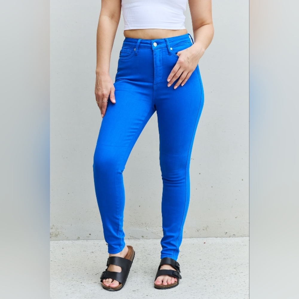 Judy Blue Stacy Full Size High Waist Tummy Control Skinny Jeans